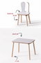 Hanah Home Bunny Two Chair Set - Blanco